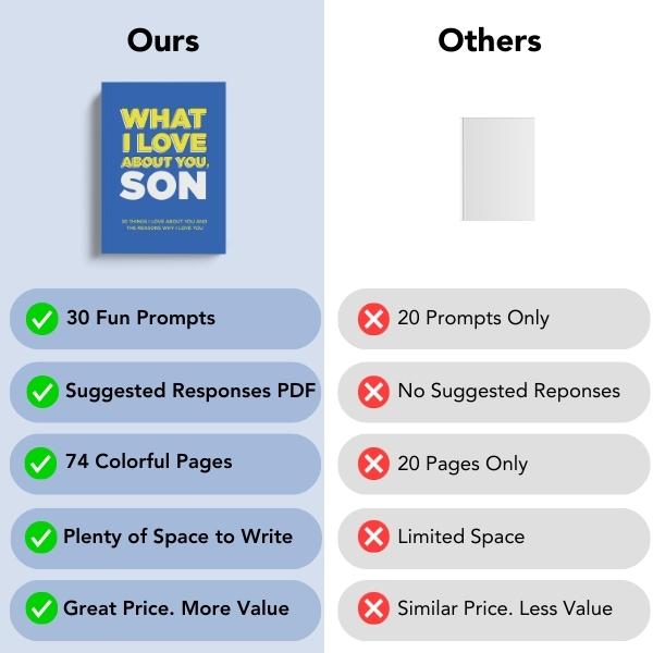 What I Love About You, Son Book